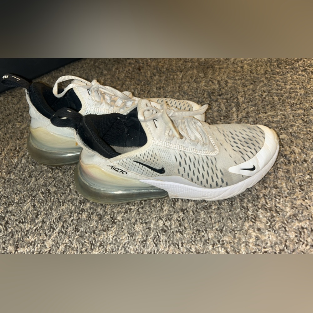 Nike Air Max 270 Cream and Black Sneakers